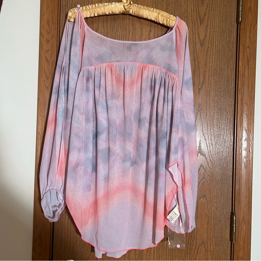 NWT Free People split sleeve blouse